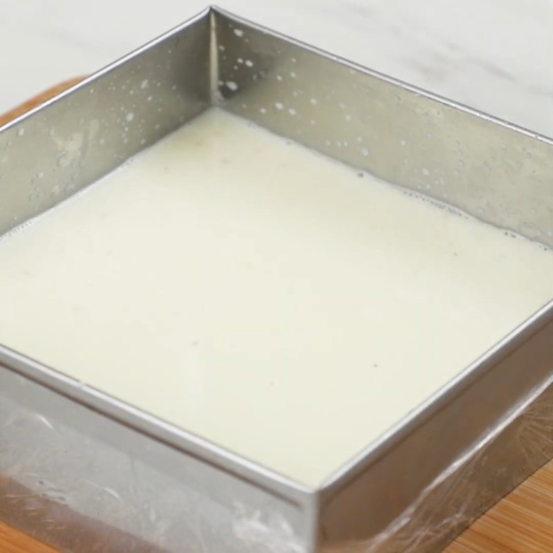Bước 2 Nấu hỗn hợp panna cotta Panna cotta thạch trái cây