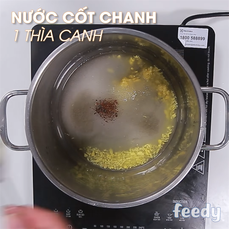 Bước 2 Nấu kẹo Kẹo gừng đinh hương ngậm ho