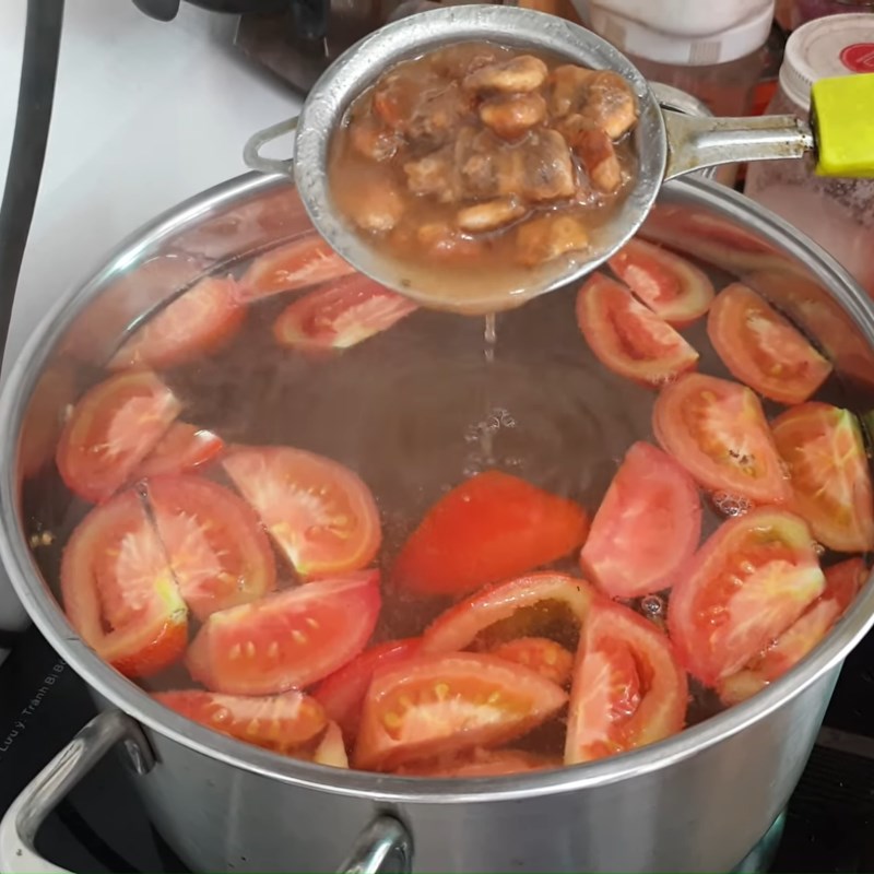 Bước 3 Nấu lẩu Lẩu cá bông lau