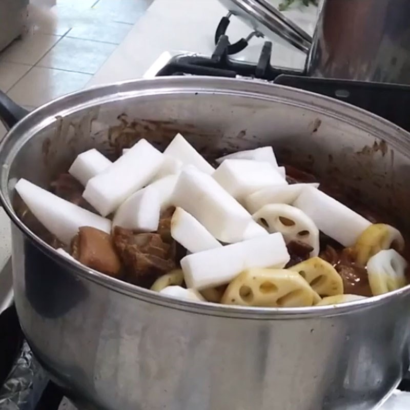 Bước 5 Nấu lẩu Lẩu dê khô