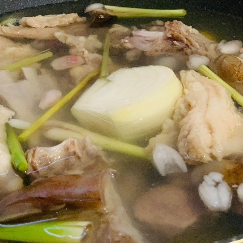 Bước 3 Nấu lẩu dê Lẩu dê
