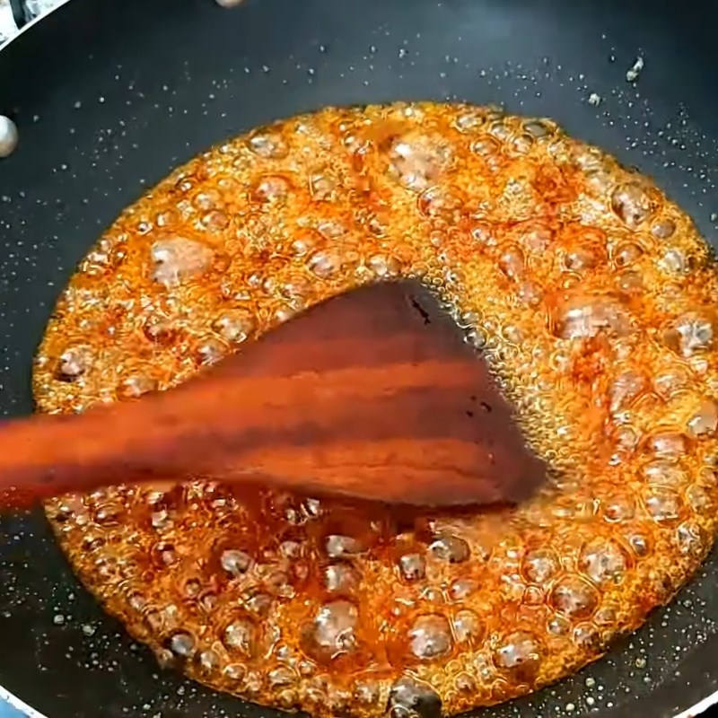Bước 3 Nấu mạch nha Kẹo gạo lứt với mè