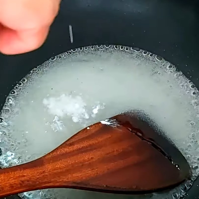 Bước 3 Nấu mạch nha Kẹo gạo lứt với mè