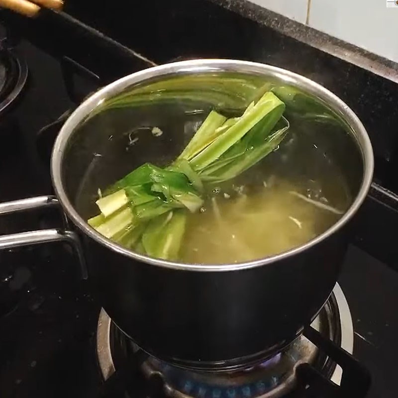 Bước 5 Nấu nước chè Bánh trôi chay đậu xanh