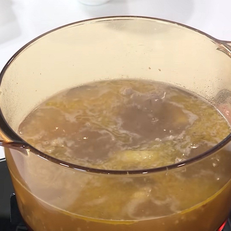 Bước 4 Nấu nước lèo Bánh canh vịt
