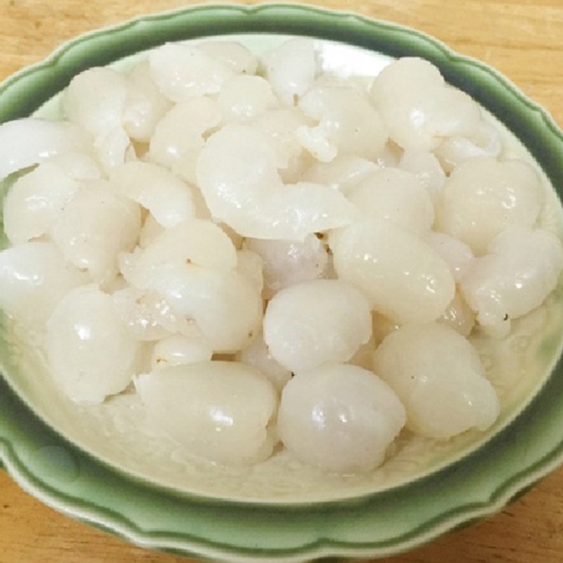 Bước 1 Sơ chế Thạch vải trà