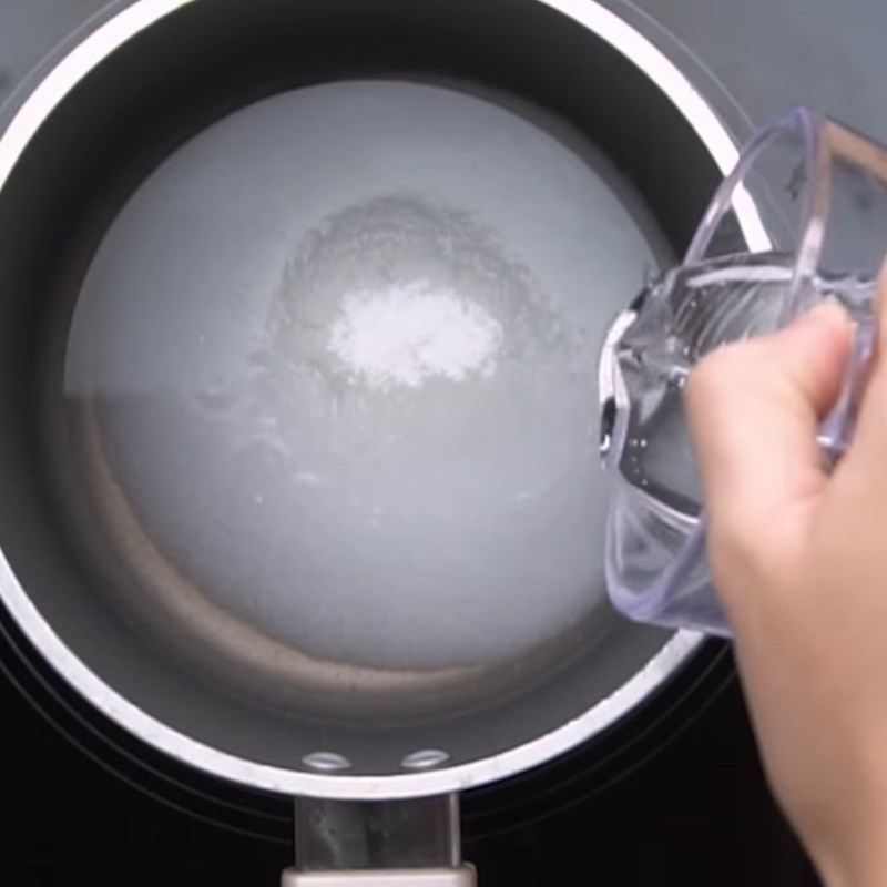 Bước 1 Nấu siro đường Kẹo dẻo Marshmallow