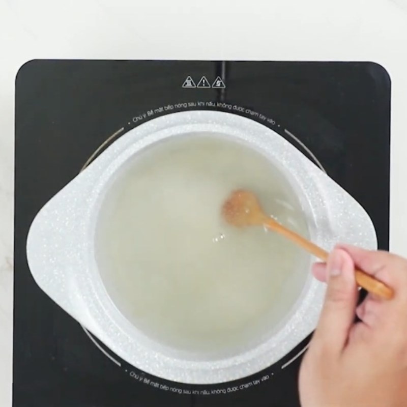Bước 3 Nấu thạch và hoàn thành Panna cotta thạch trái cây
