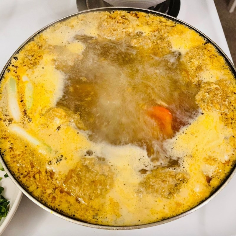 Bước 3 Nêm nếm gia vị Bún riêu tôm khô (công thức chia sẻ từ người dùng)