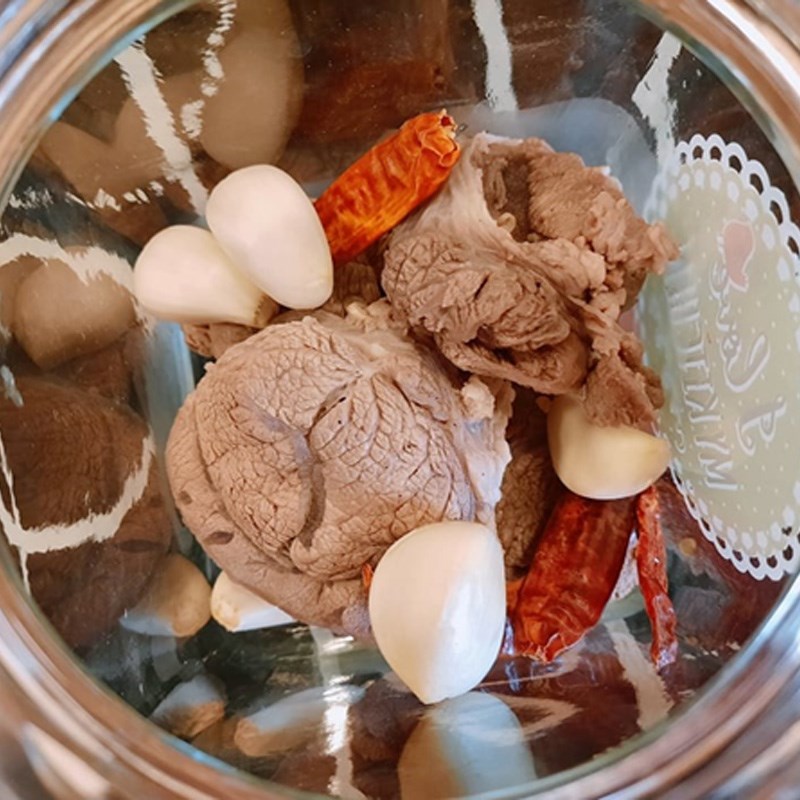 Bước 4 Ngâm bắp bò Bắp bò ngâm mắm (công thức được chia sẻ từ người dùng)