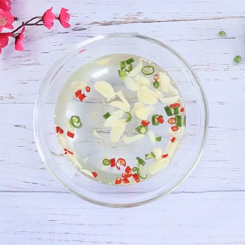 Bước 3 Ngâm bắp bò Bắp bò ngâm chua ngọt