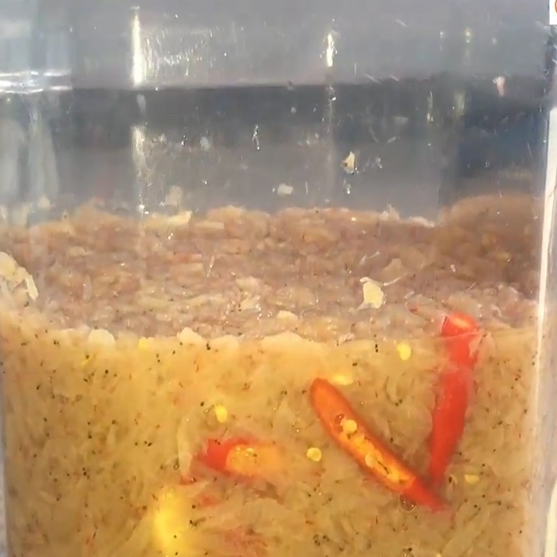 Bước 4 Ngâm mắm Mắm ruốc