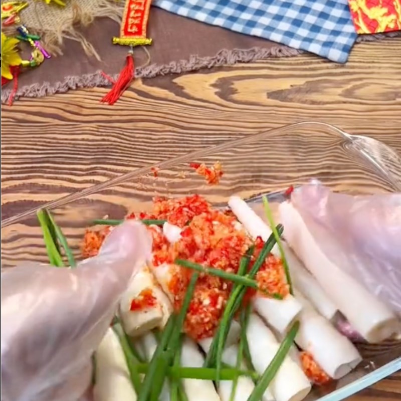 Bước 4 Ngâm măng Măng trúc ngâm tỏi ớt (công thức từ tiktok Cách Nấu Ngon cùng Cách Nấu Ngon)