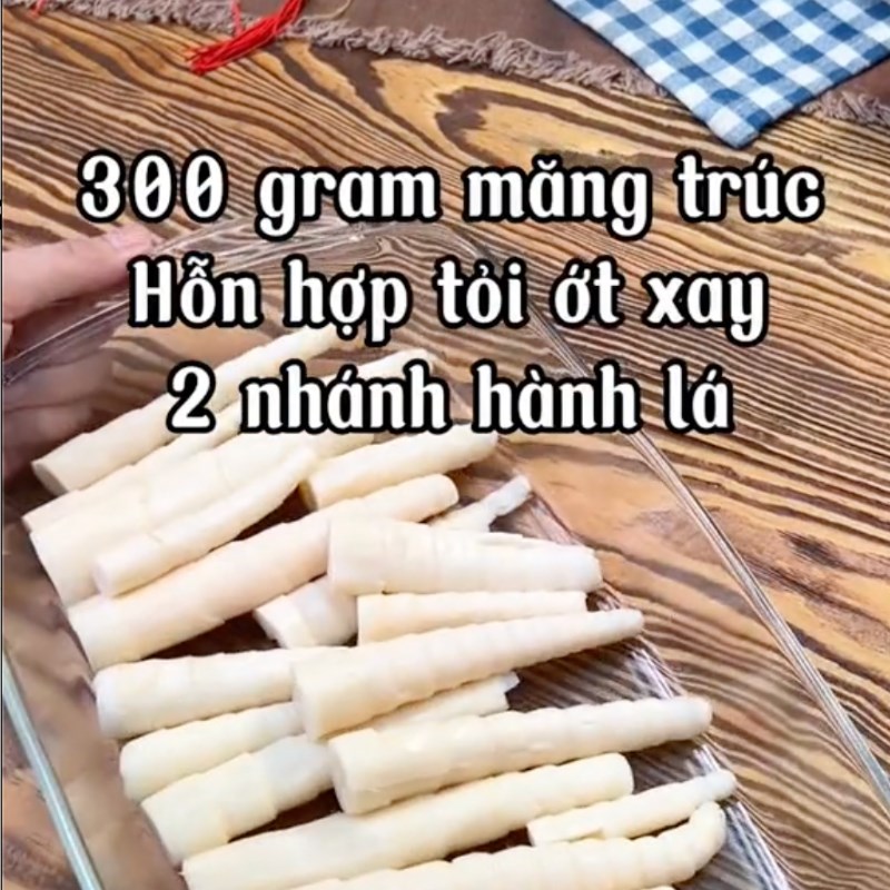Bước 4 Ngâm măng Măng trúc ngâm tỏi ớt (công thức từ tiktok Cách Nấu Ngon cùng Cách Nấu Ngon)
