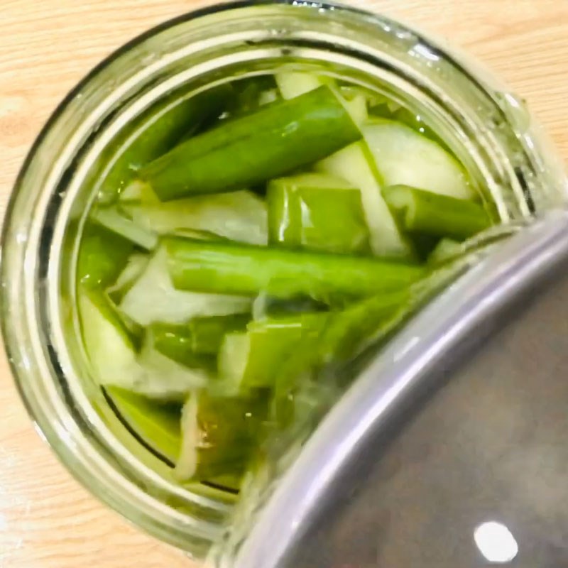 Bước 3 Ngâm môn Dưa môn muối chua ngọt