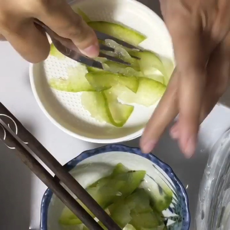 Bước 4 Nghiền nhuyễn bí Cháo cá hồi bí xanh