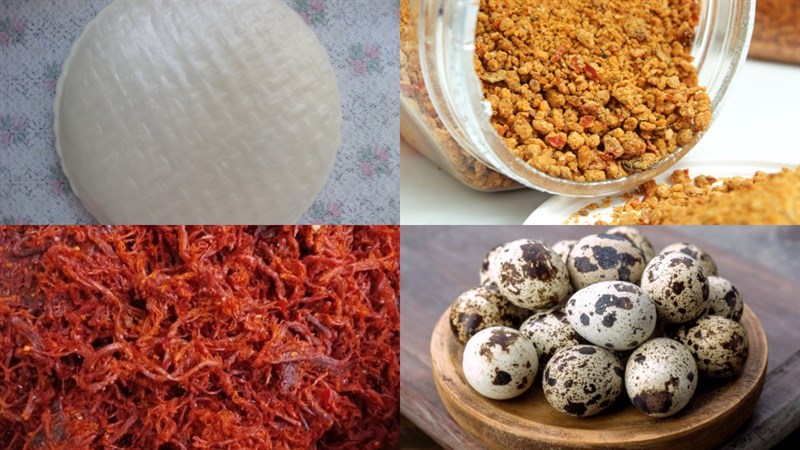 Nguyên liệu món ăn bánh tráng trộn tây ninh
