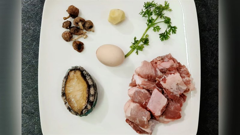 Nguyên liệu món ăn cháo bào ngư