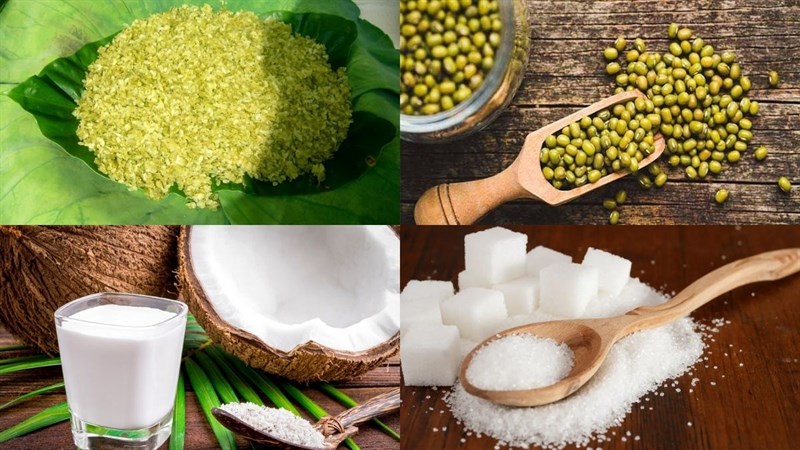 Nguyên liệu món ăn sữa cốm