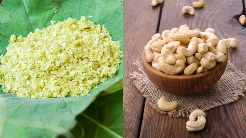 Nguyên liệu món ăn sữa cốm