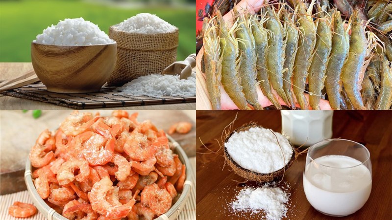 Nguyên liệu món ăn cháo bồi