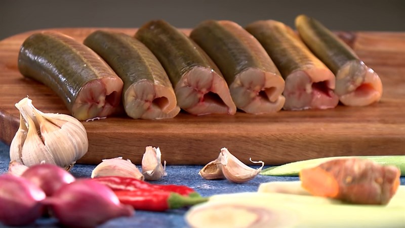 Nguyên liệu món ăn cách làm lươn nướng sả ớt