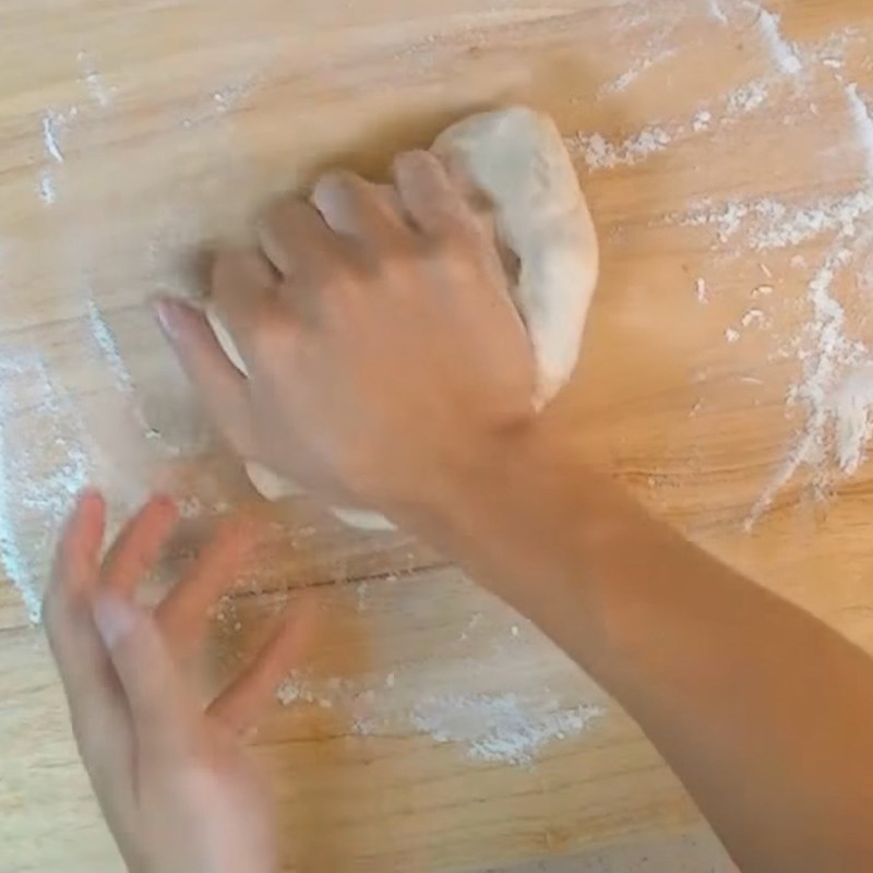 Bước 3 Nhồi và ủ bột Bánh bao bằng bột mì và bột nở