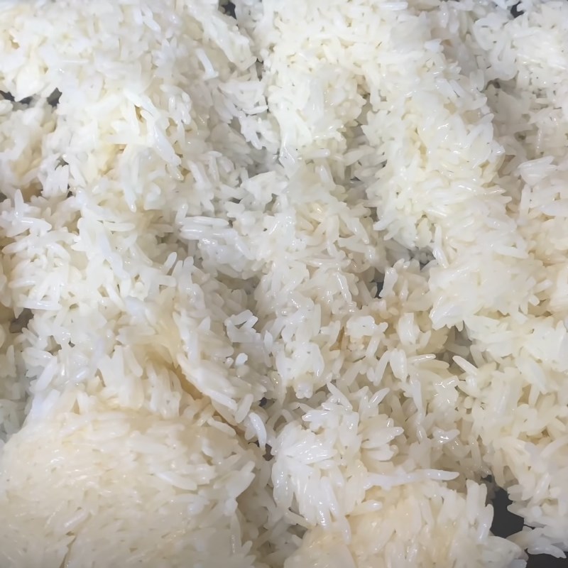 Bước 3 Chiên cơm Cơm chiên Phúc Kiến
