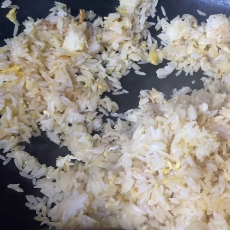 Bước 3 Chiên cơm Cơm chiên Phúc Kiến