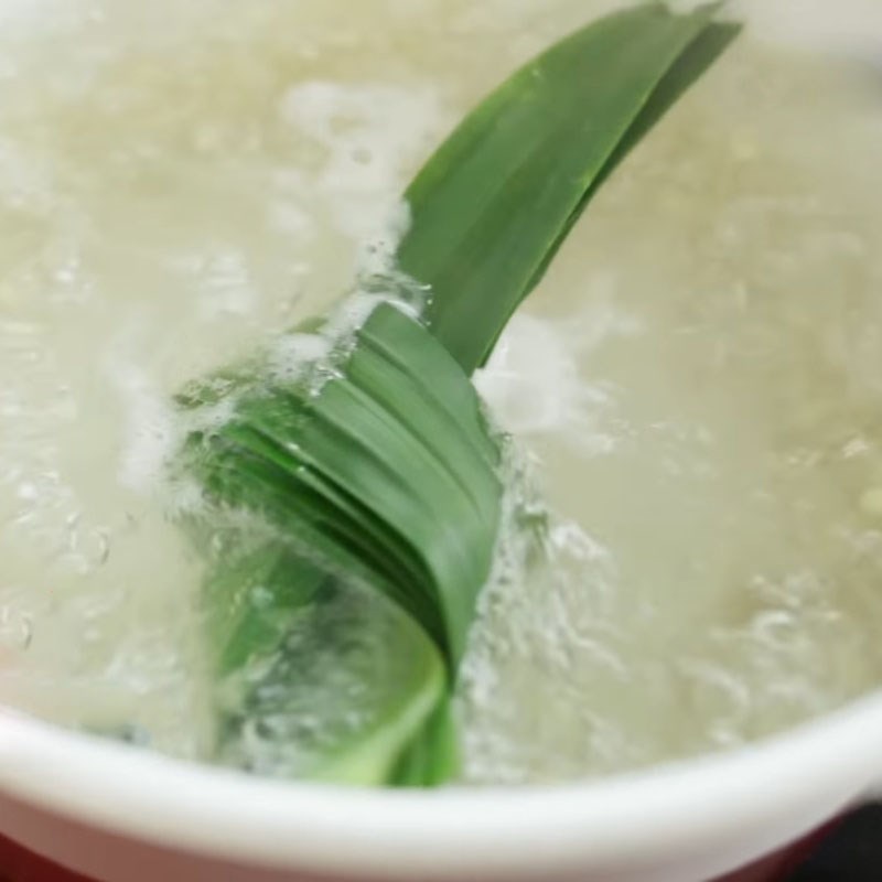 Bước 2 Ninh hạt bo bo Chè bo bo bạch quả tàu hủ ky