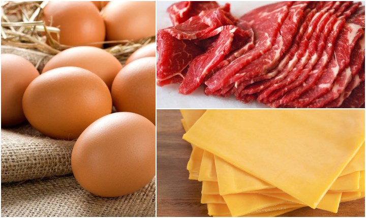 Nguyên liệu món ăn bò cuộn phô mai