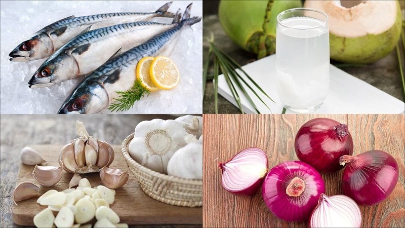 Nguyên liệu món ăn cá nục kho nước dừa