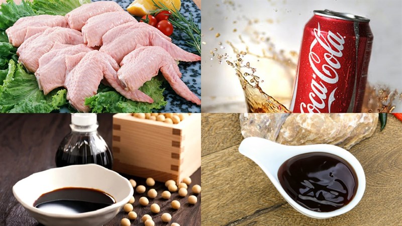 Nguyên liệu món ăn 2 cách làm gà chiên coca