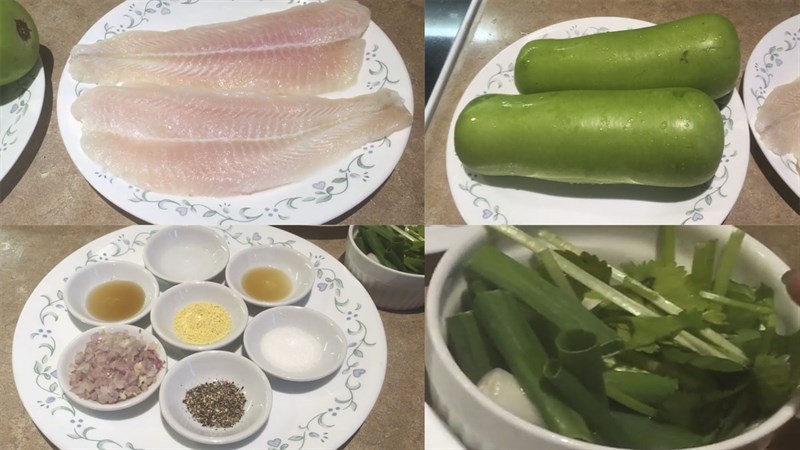 Nguyên liệu món ăn 3 cách làm cá basa hấp