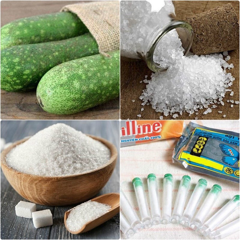 Nguyên liệu món ăn mứt bí