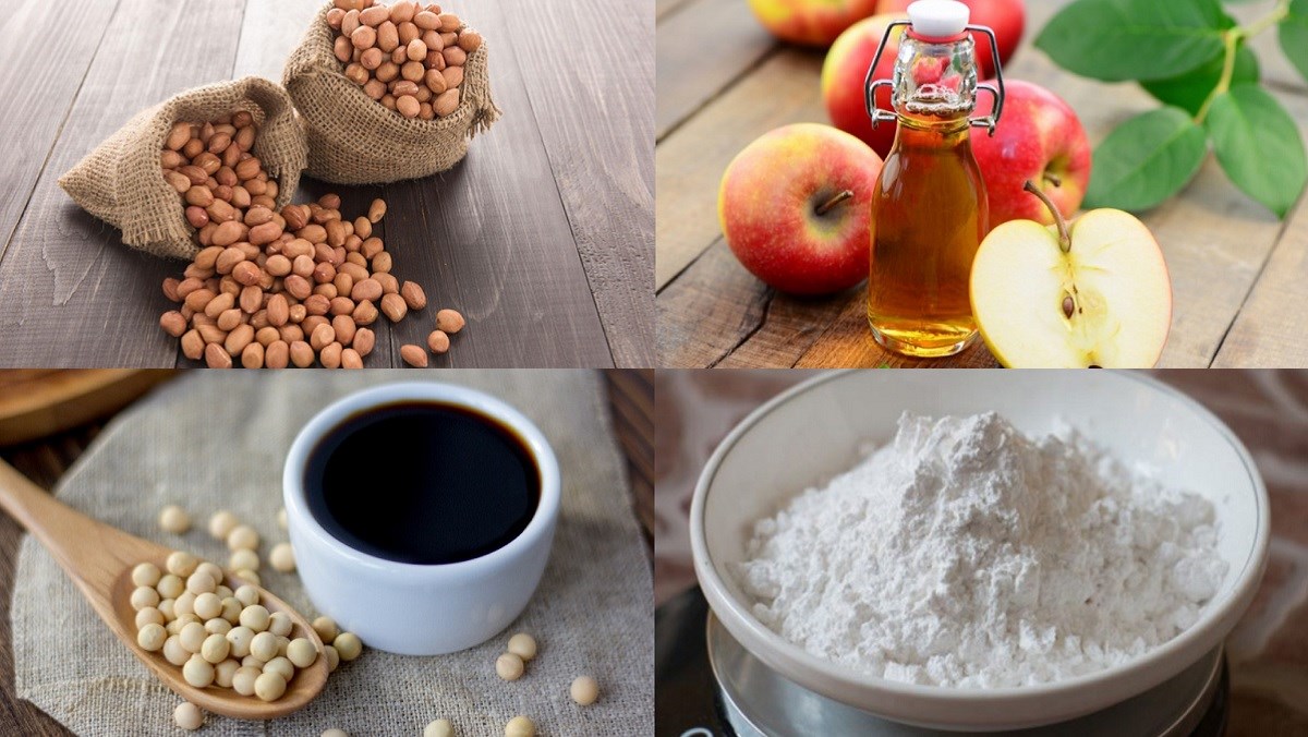Nguyên liệu món ăn nước chấm gỏi cuốn chay