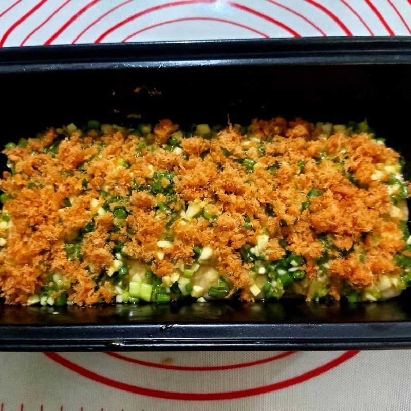 Bước 2 Nướng bánh Bánh mì chà bông