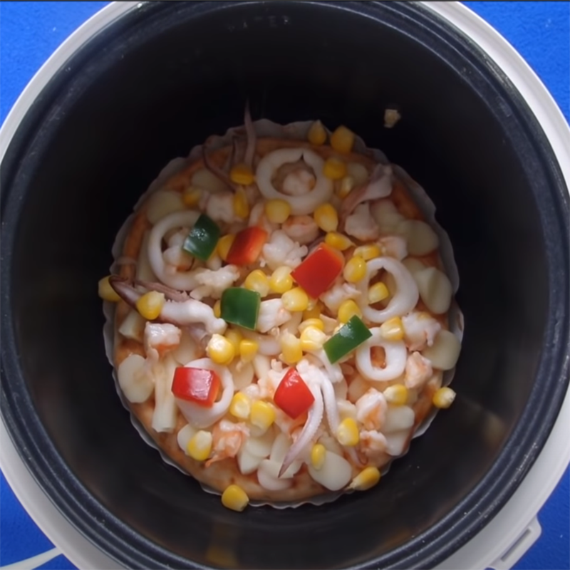 Bước 5 Nướng bánh Pizza hải sản