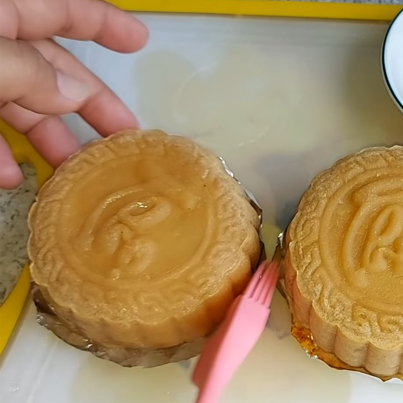 Bước 5 Nướng bánh Bánh Trung Thu thập cẩm chay không cần lò nướng