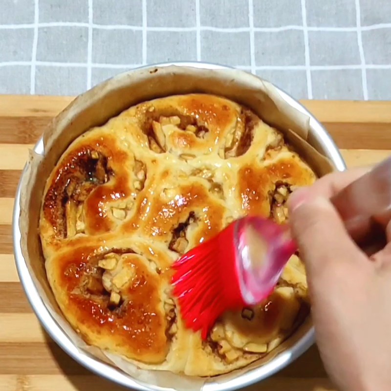 Bước 5 Nướng bánh mì Bánh mì táo quế không cần nhồi