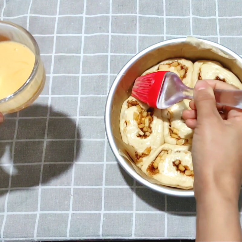 Bước 5 Nướng bánh mì Bánh mì táo quế không cần nhồi