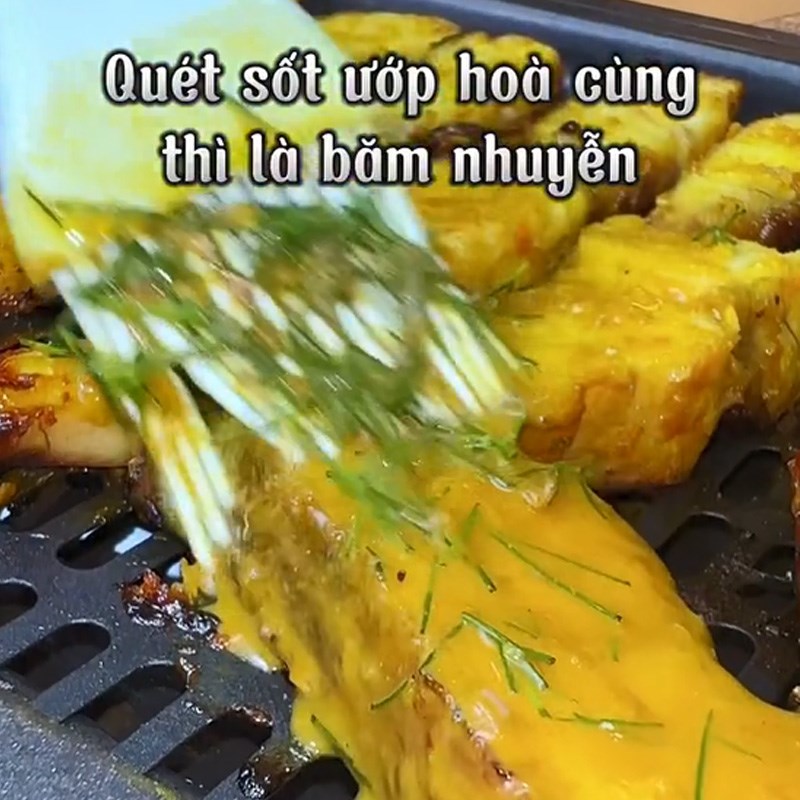 Bước 3 Nướng cá Chả cá Lã Vọng (Công thức được chia sẻ từ TikTok Cách Nấu Ngon cùng Cách Nấu Ngon)