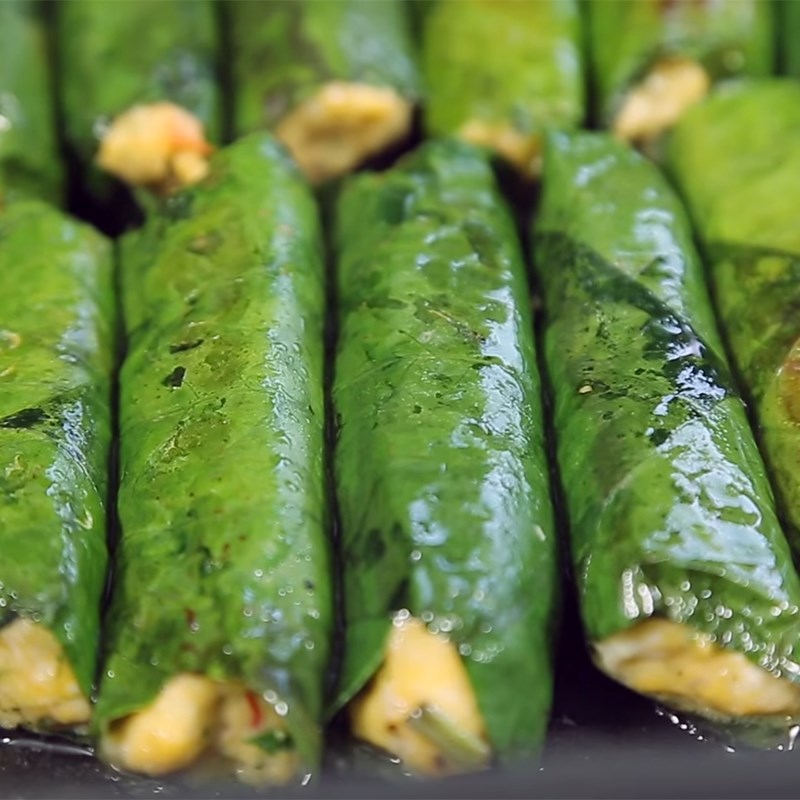 Bước 4 Nướng chả Chả cá nướng lá lốt