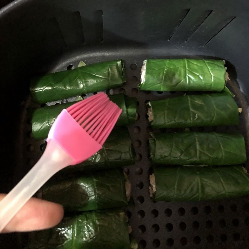 Bước 5 Nướng chả lá lốt bằng nồi chiên không dầu Chả cá lá lốt