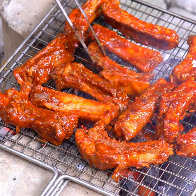 Bước 5 Nướng sườn và phô mai Sườn nướng phô mai Hàn Quốc