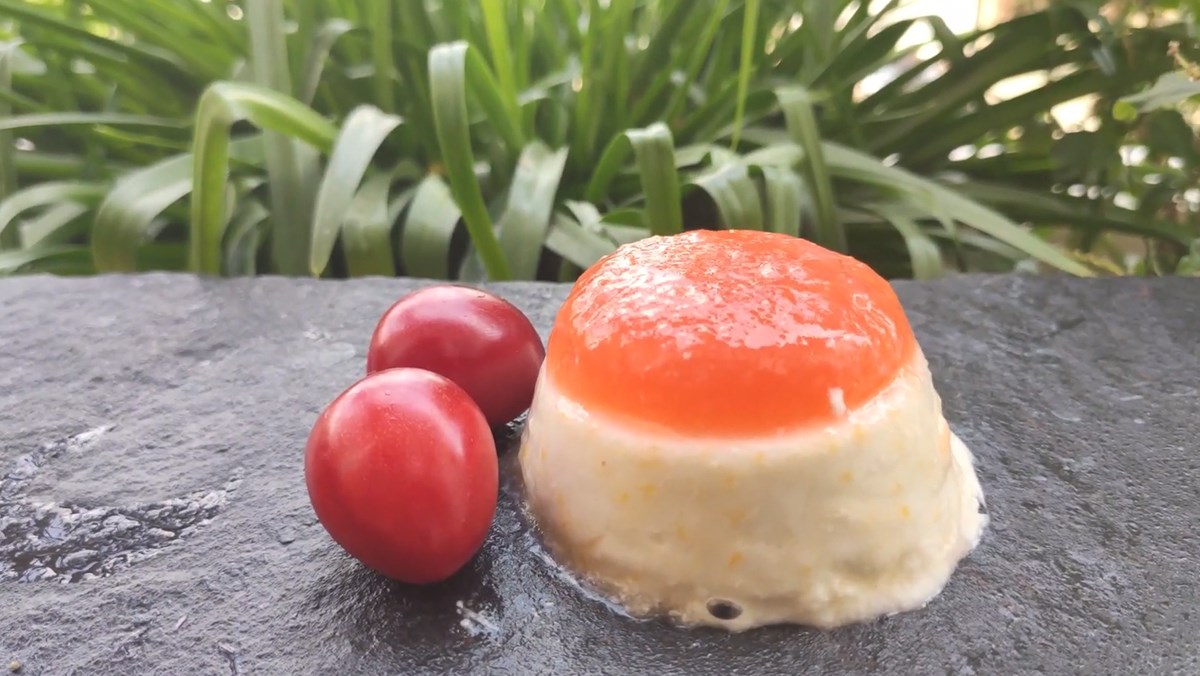 Panna cotta mận