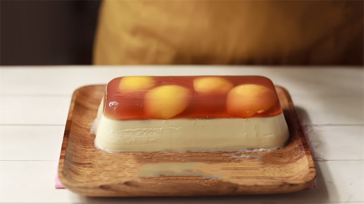 Panna cotta thạch trà đào