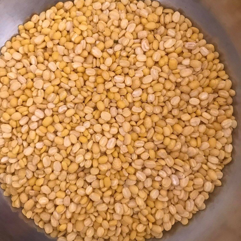 Bước 1 Tán đậu xanh Bánh bột lọc nhân đậu xanh
