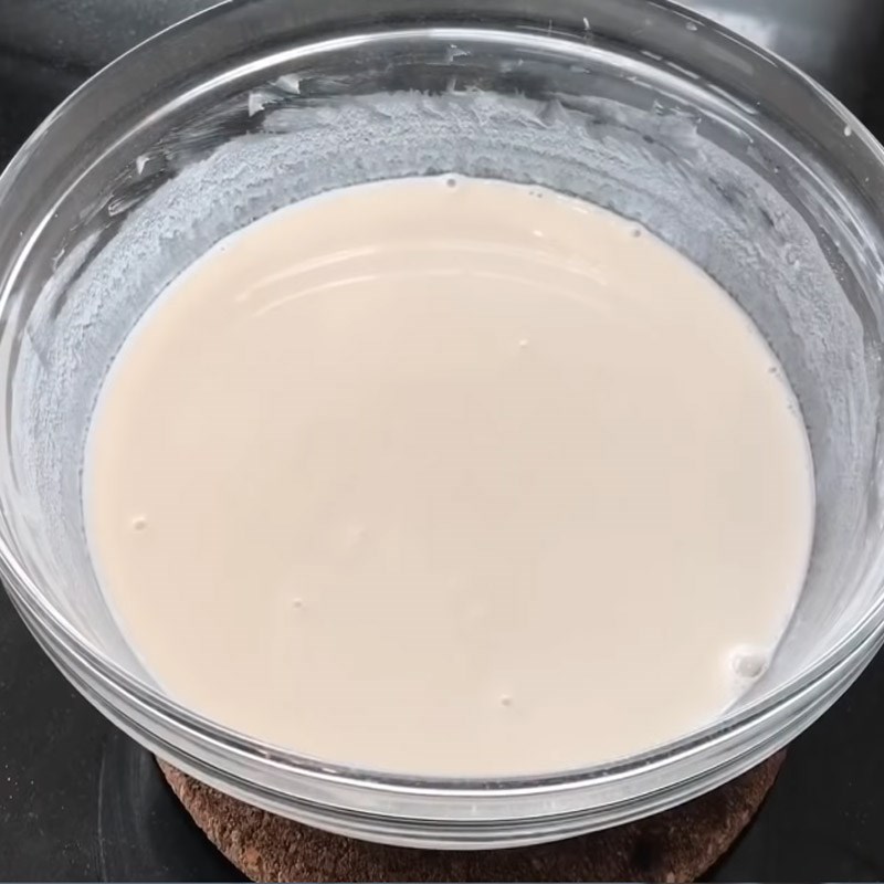 Bước 1 Pha bột Bánh đùm