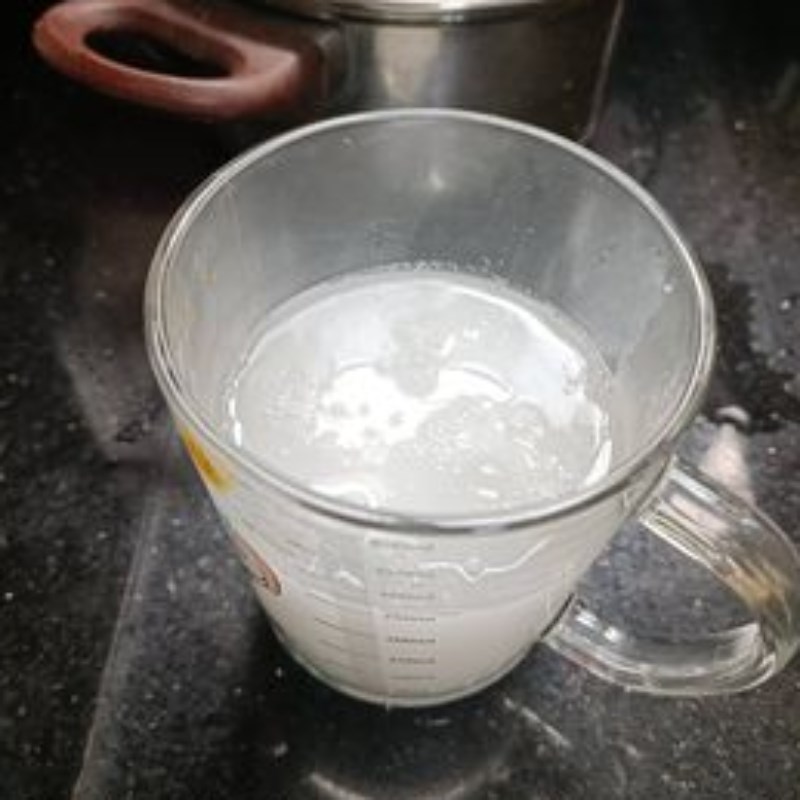 Bước 2 Pha bột bánh bèo chay Bánh bèo chay (công thức chia sẻ từ người dùng)